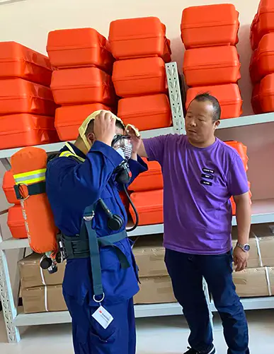 Pagtanggap sa Pagsasanay ng Kagawaran ng Bumbero