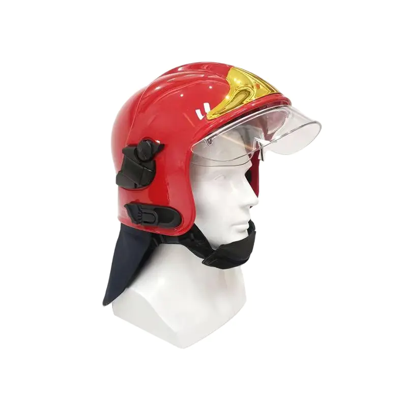 F1 European fire helmet