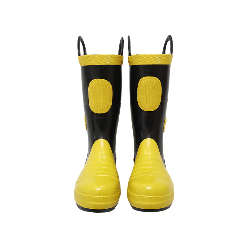 Fireman Rubber Boots Rubber Handle Steel Cap Steel Midsole
